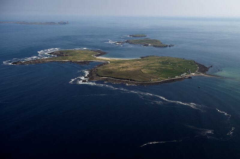 “Archaeologist lost from boat in storm”: when Arthur Kingsley Porter disappeared from Inishboffine, it made the front page of the New York Times. Photograph: Clodagh Kilcoyne/Pool/Getty