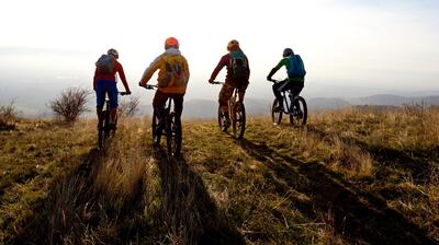 Another activity that the whole family can do, providing the kids are old enough to hold their own out on the trails