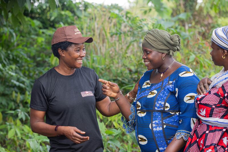 One pillar of the programme is diversified income, empowering women to consider new on-farm businesses, such as beekeeping to generate additional income