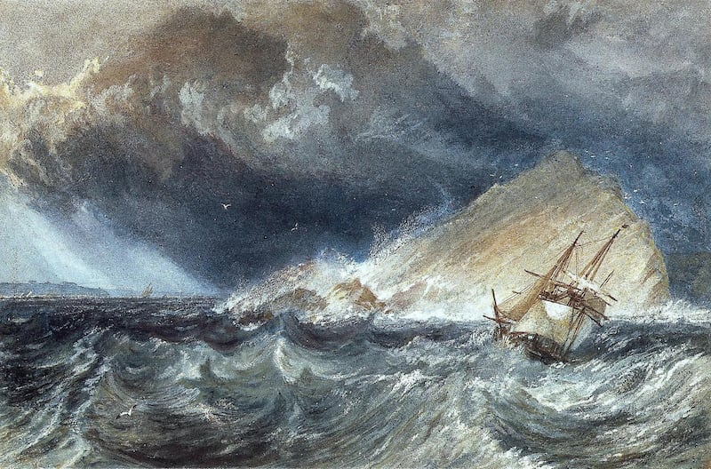 JMW Turner: A Ship against the Mewstone, at the Entrance to Plymouth Sound. Photograph courtesy National Gallery of Ireland
