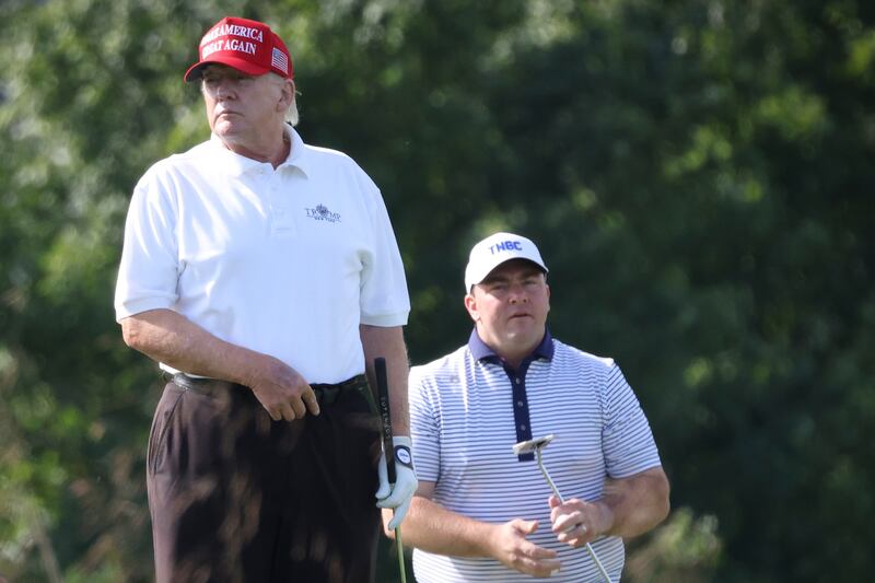 Trump's legal team disputed the justice department's claim that the roughly 100 documents at issue are in fact classified. Photograph: Win McNamee/Getty Images