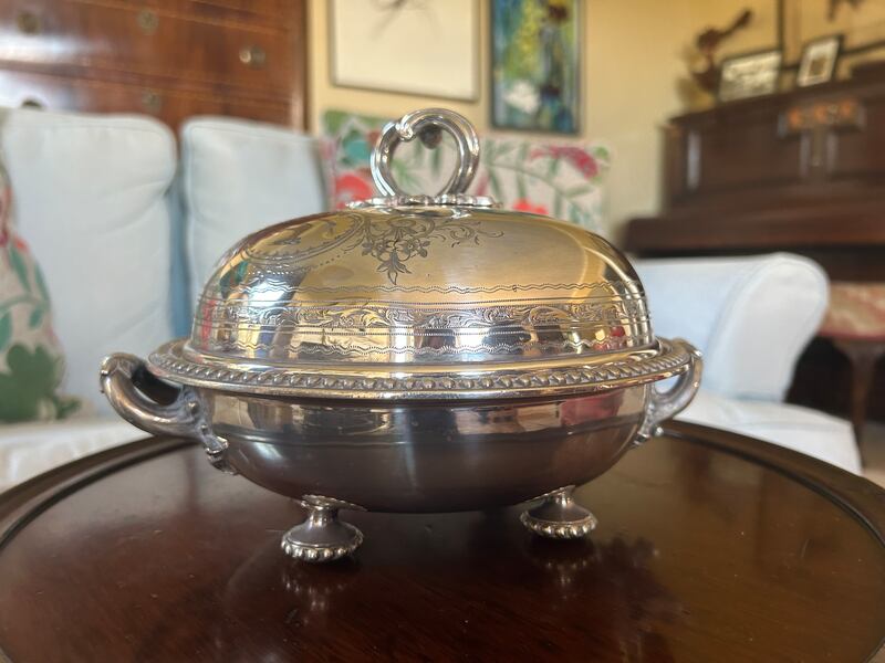 Poppy Hunt's Georgian chafing dish,