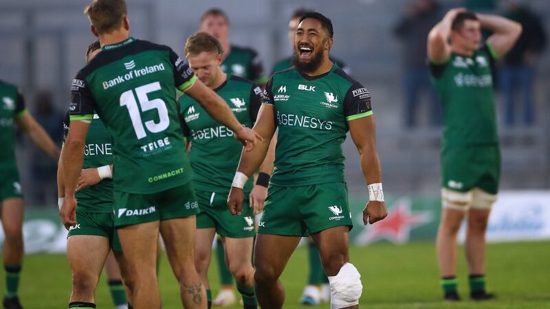 Connacht’s Bundee Aki could be on Lions head coach Warren Gatland’s radar. Photograph: Inpho