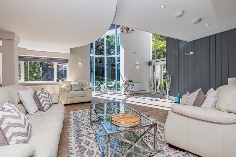 Living area with view to garden