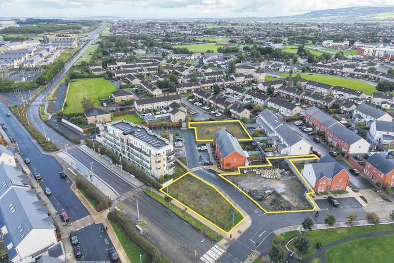 An aerial view of the site on Citywest Village Avenue, Citywest, Dublin 24