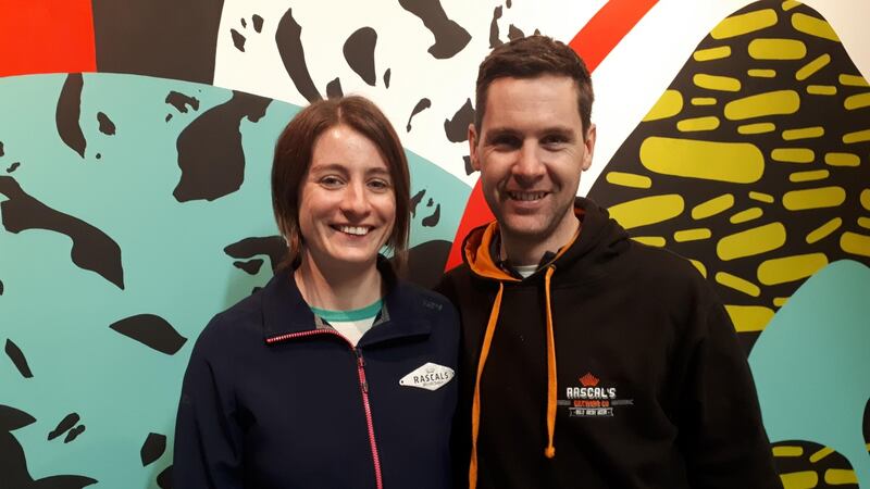 Emma Devlin and Cathal O’Donoghue, the husband and wife team behind Rascals brewery