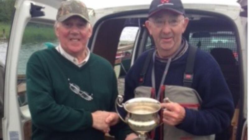 Oliver McCormack(right), winner of LSTPA competition, with Albert Berry