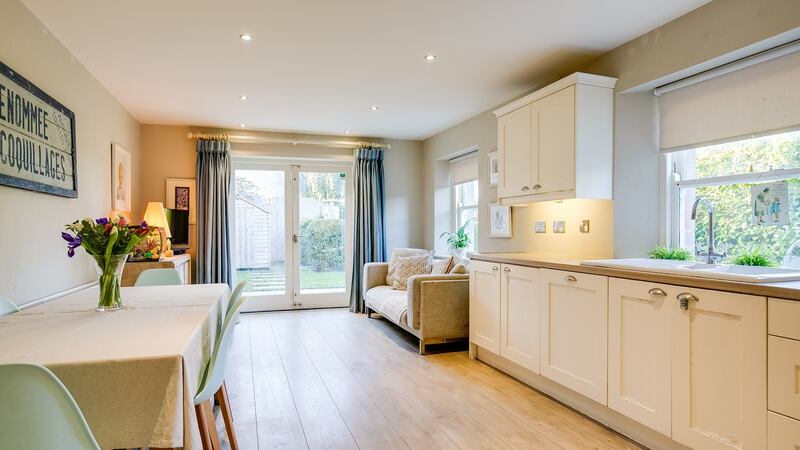 The kitchen/diningroom