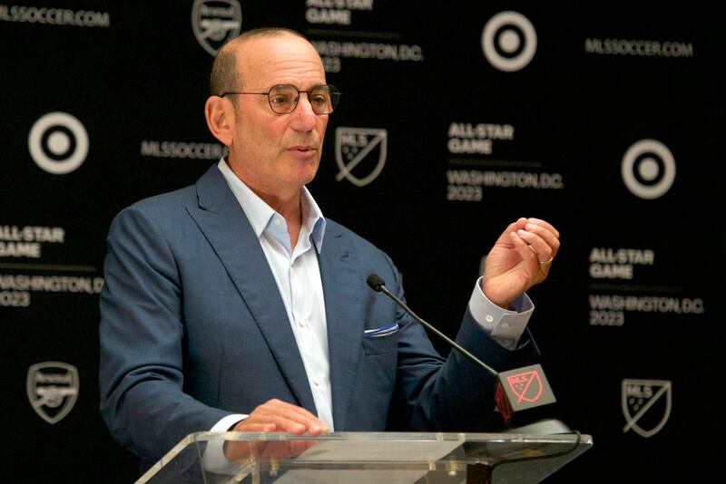 Major League Soccer commissioner Don Garber. Photograph: Bastien Inzaurralde/AFP via Getty Images