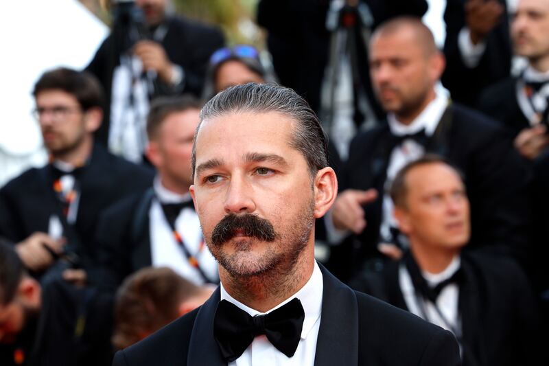 Shia LaBeouf attends the premiere of The Phoenician Scheme in Cannes. Photograph: Guillaume Horcajuelo/EPA