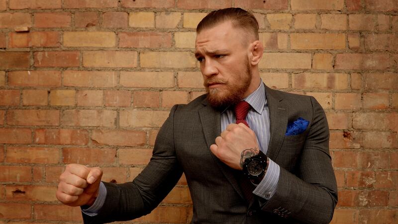 Cage Fighter Conor McGregor at a fashion shoot for The Irish Times. Photograph: David Sleator/The Irish Times
