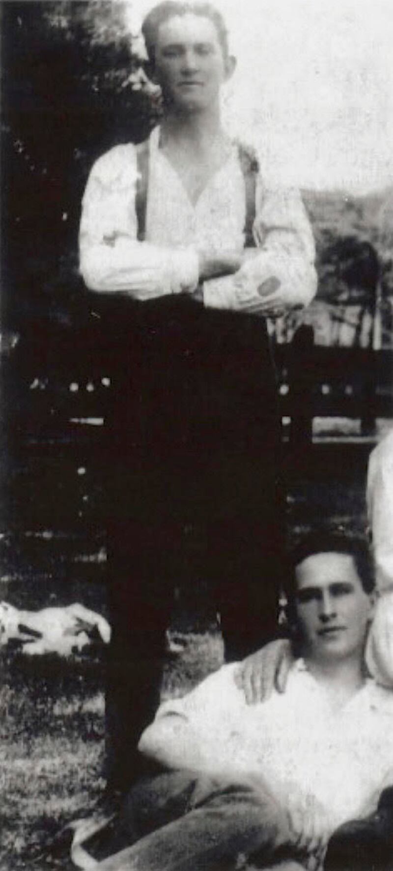 Tom (standing) and John O'Connor-Scarteen. Photograph: Patrick O'Connor-Scarteen