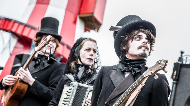 ‘Did someone say dinner?’ This year’s Bram Stoker Festival features a food walking tour. Photograph: Olga Kuzmenko/allenkielyphotography.com