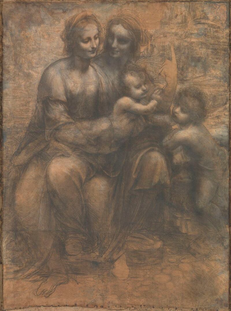 Leonardo: the St Anne cartoon. Photograph: Musée du Louvre
