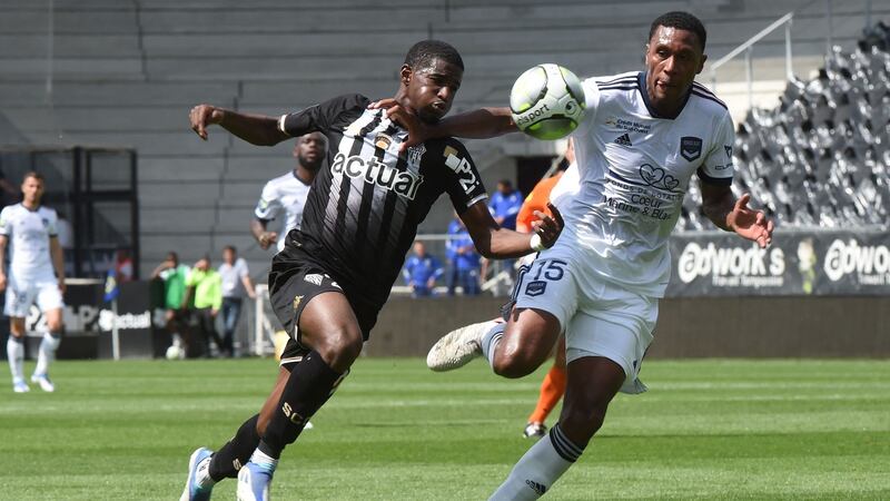 Bordeaux’s Brazil defender Marcelo Antonio Guedes Filho, right. Photograph: Jean-Francois Monier/AFP via Getty