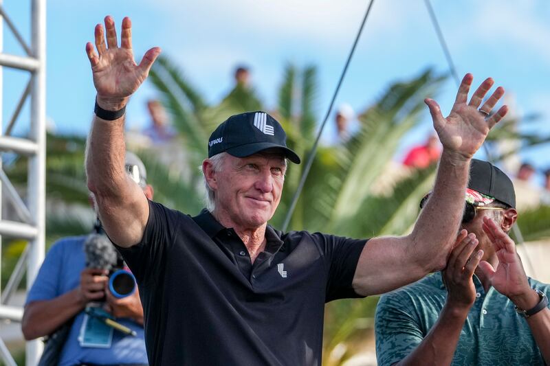 Former Australian golfer Greg Norman is the chief executive of LIV Golf. Photograph: Eric Espada/Getty Images