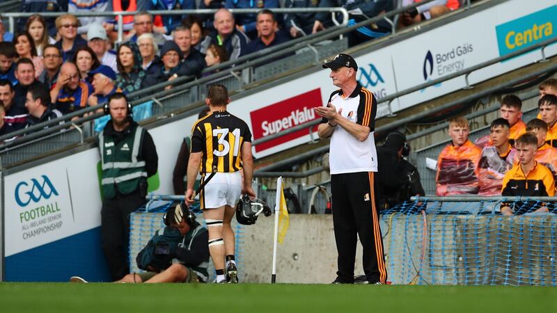 Richie Hogan after being sent off in last year’s All-Ireland final. Photograph: Inpho