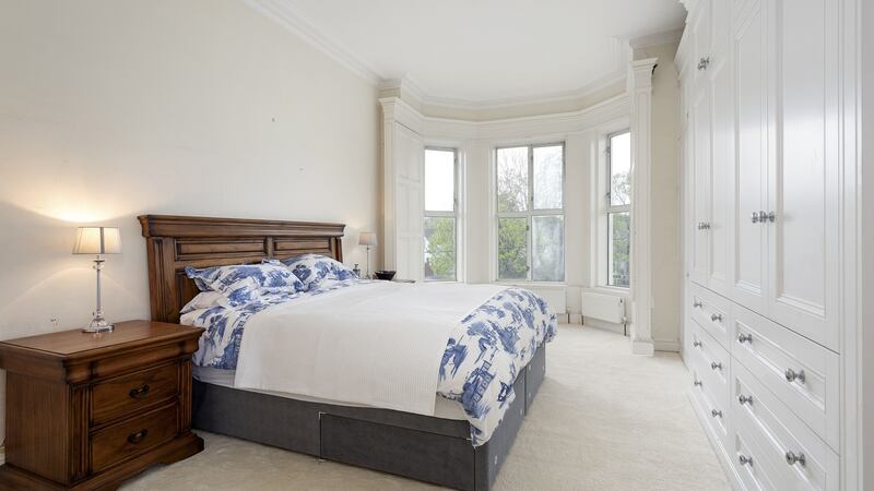 One of the bedrooms.