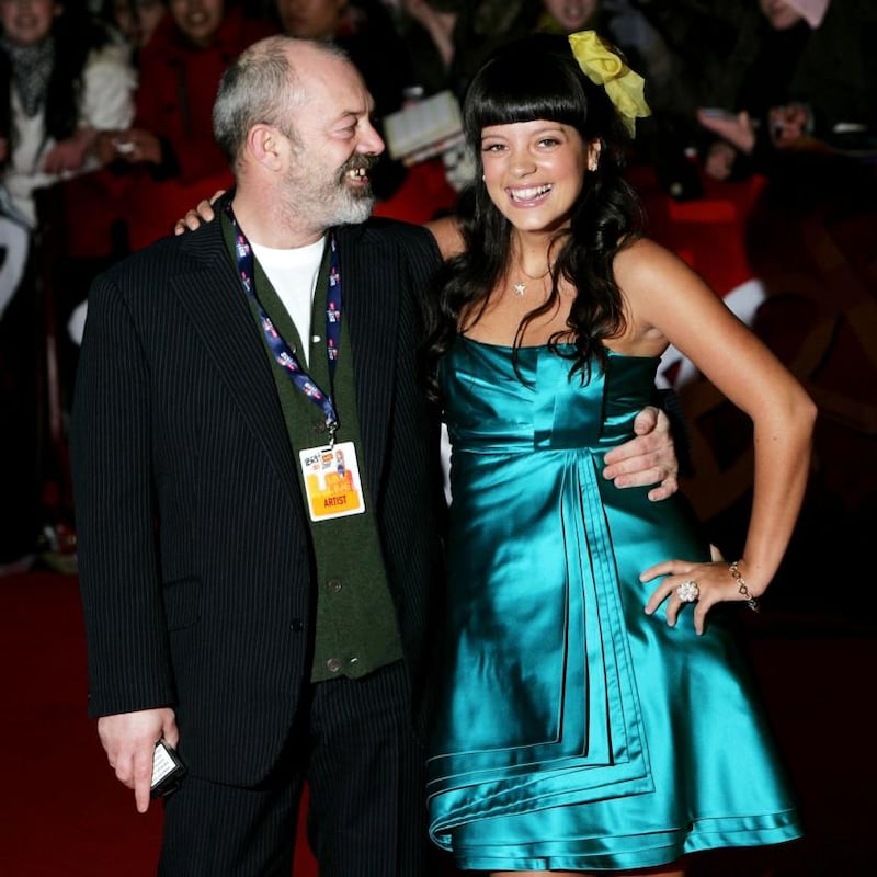 Lily Allen: the singer with her father, Keith Allen, in 2007. Photograph: Gareth Cattermole/Getty