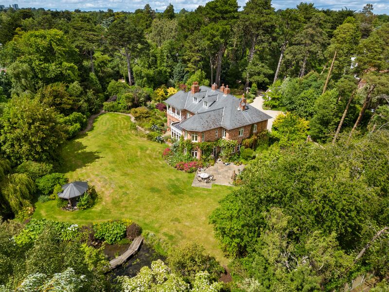 Tinnahinch is on 1.7 acres of exquisite gardens