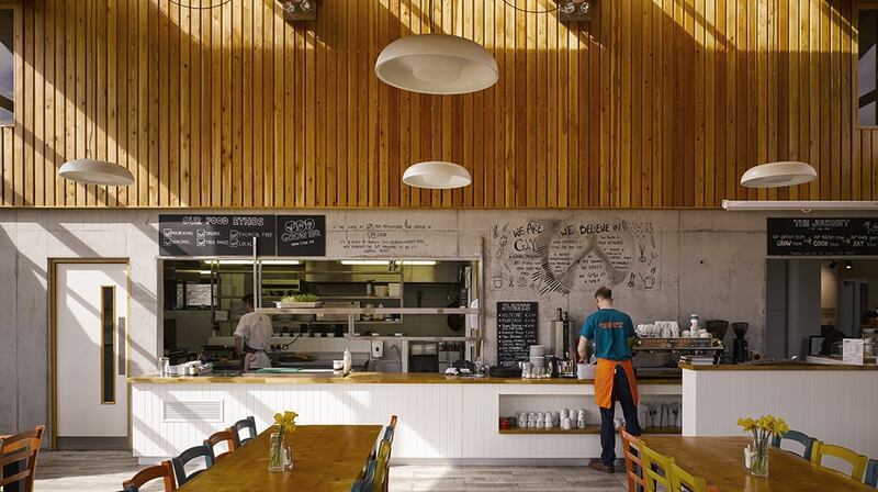 The restaurant at GIY HQ in Waterford, where some leading chefs will cook at a ticketed charity event