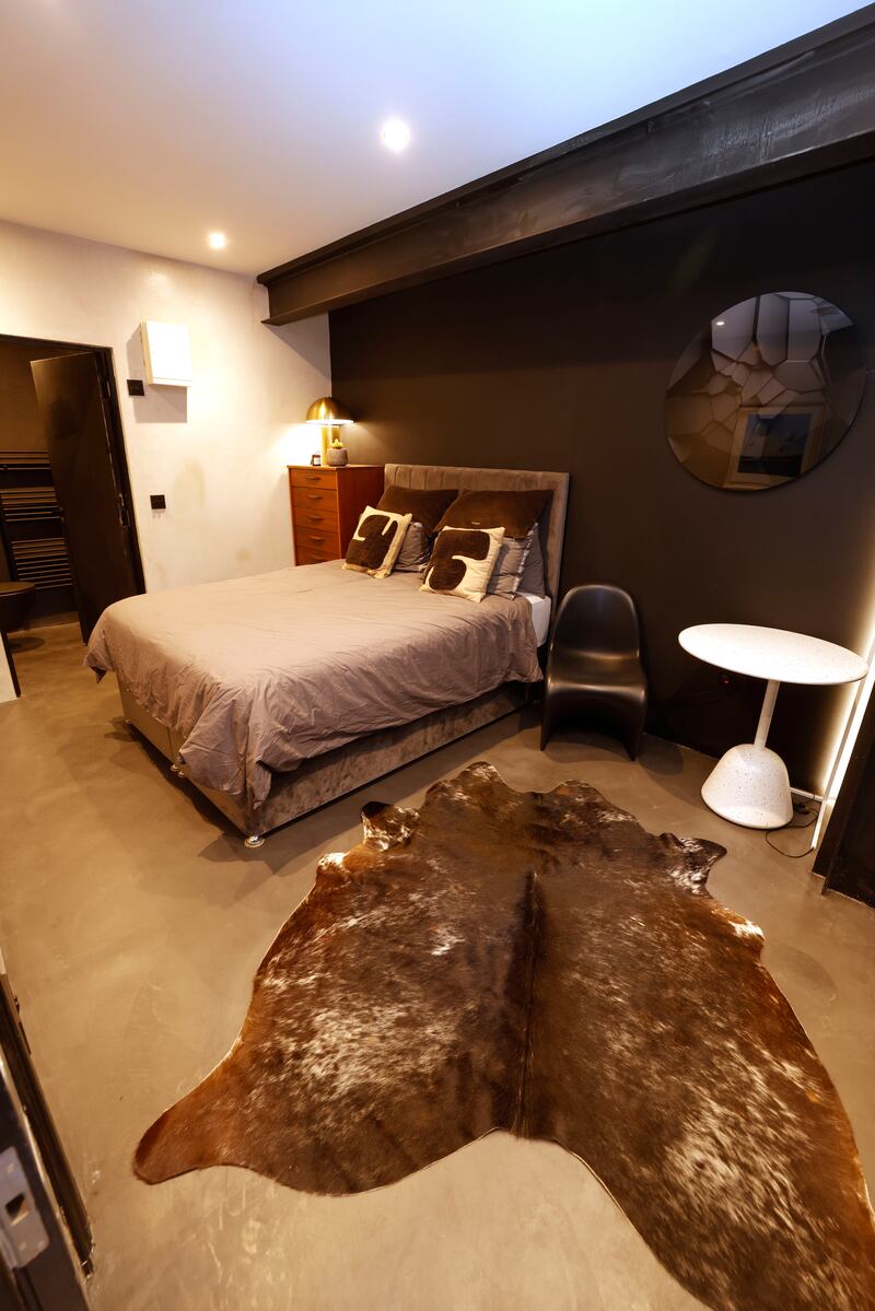 The house has two bedrooms

