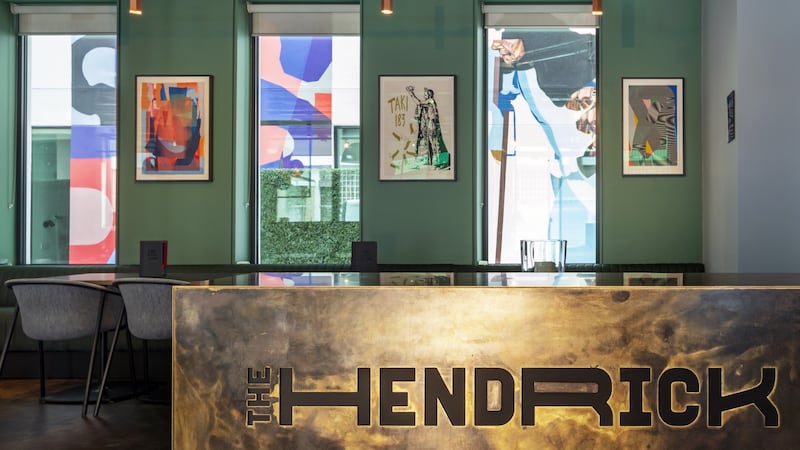 Lobby of the Hendrick hotel