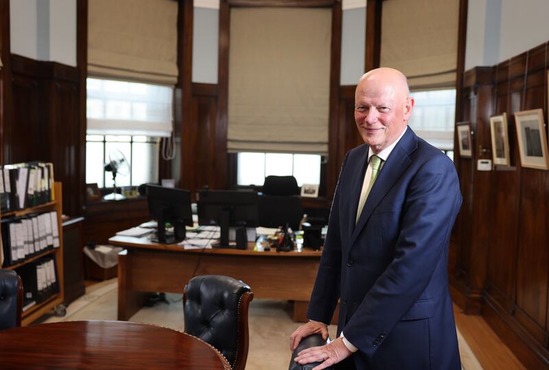 'I used to get - and still get - letters from disappointed litigants and, if that is representative of the complaints, then it’s not surprising to me that a lot of complaints simply are inadmissible': Chief Justice Donal O’Donnell on how none of the first 34 complaints lodged under the new judicial complaints regime were admissible. Photograph: Dara Mac Dónaill






