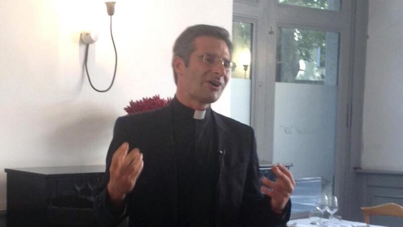 Monsignor Krysztof Charamsa, second secretary of the Vatican’s International Theological Commission, who has announced that he is gay. Photograph: EPA