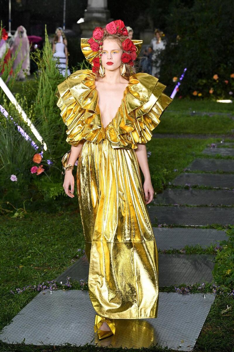 NYFW: Rodarte. Photograph: Slaven Vlasic/Getty