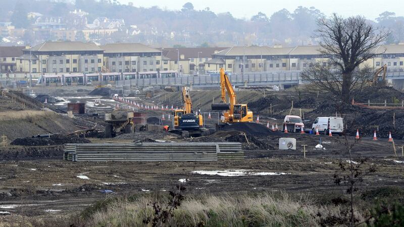 The  main developer of Cherrywood (above), Hines, has started putting in infrastructure ahead of building shops at the Bride’s Glen Luas stop end of the development, apartments and homes. File photograph: Cyril Byrne/The Irish Times