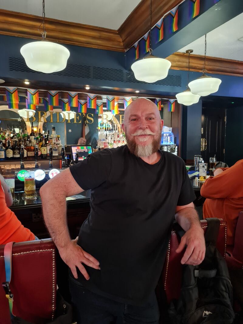 John Hawkins in The George last Friday evening