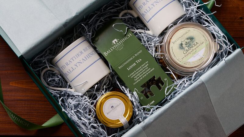 Breakfast hamper from Ballynahinch Castle.