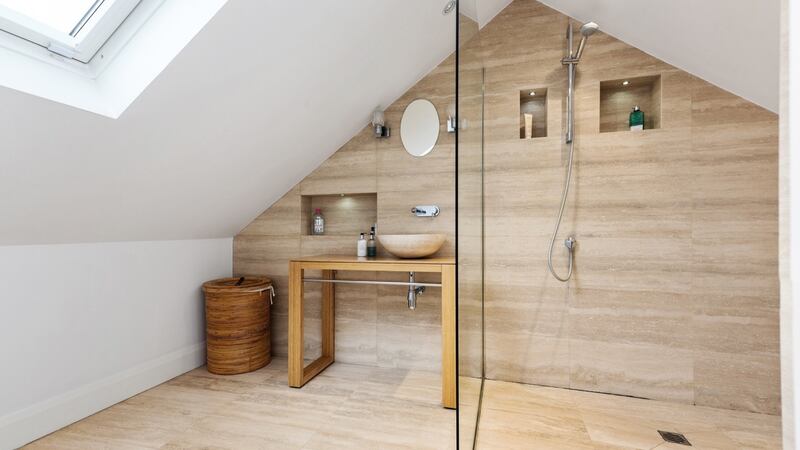 Attic shower room
