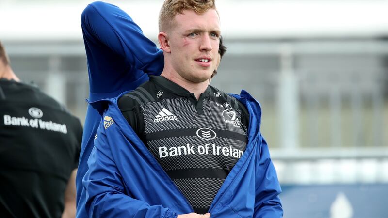 Leinster’s Dan Leavy could return to action for the Pro14 meeting with Benetton this weekend. Photo: Bryan Keane/Inpho