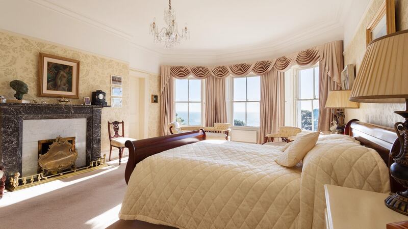 The main bedroom has views stretching from Howth across to Bray