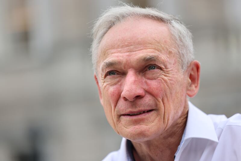 Richard Bruton: 'The lesson in any government is you have to do the difficult things first.' Photograph: Dara Mac Dónaill