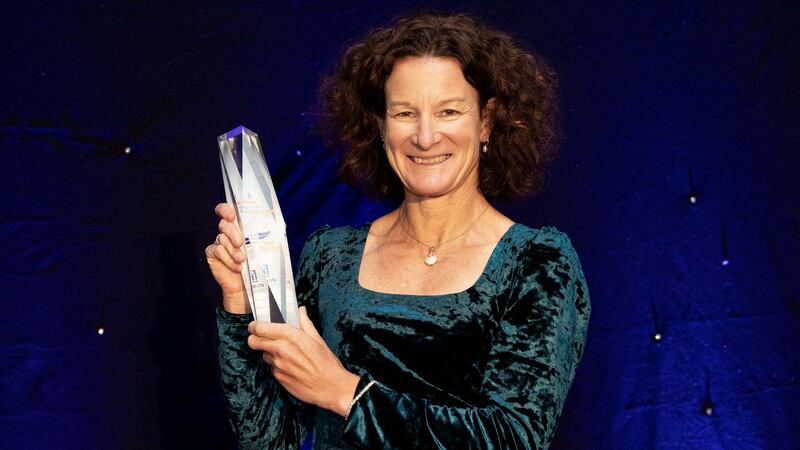 Sonia O’Sullivan after receiving the Irish Life Health Hall of Fame award on the occasion of her 50th birthday, November 28th, 2019. Photograph: Morgan Treacy/Inpho