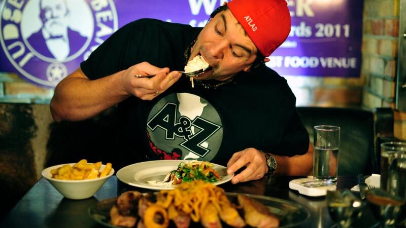 Coleslaw king: Randy Santel. Photograph: Aidan Crawley