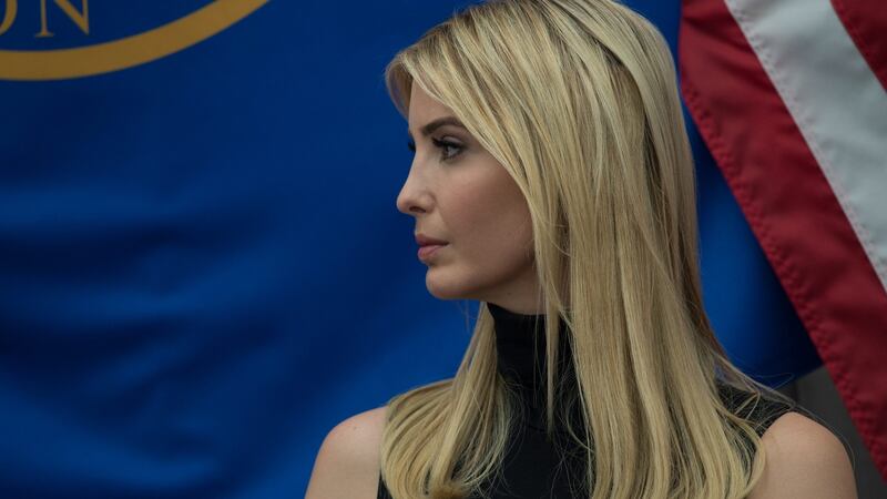 Ivanka Trump speaks at National Small Business Week event in Washington, DC. Photograph:  AFP/Getty Images