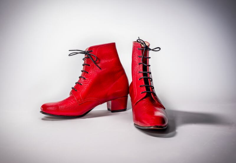 Bespoke handmade boots from Tuttys of Naas. Photograph: Colm Kerr
