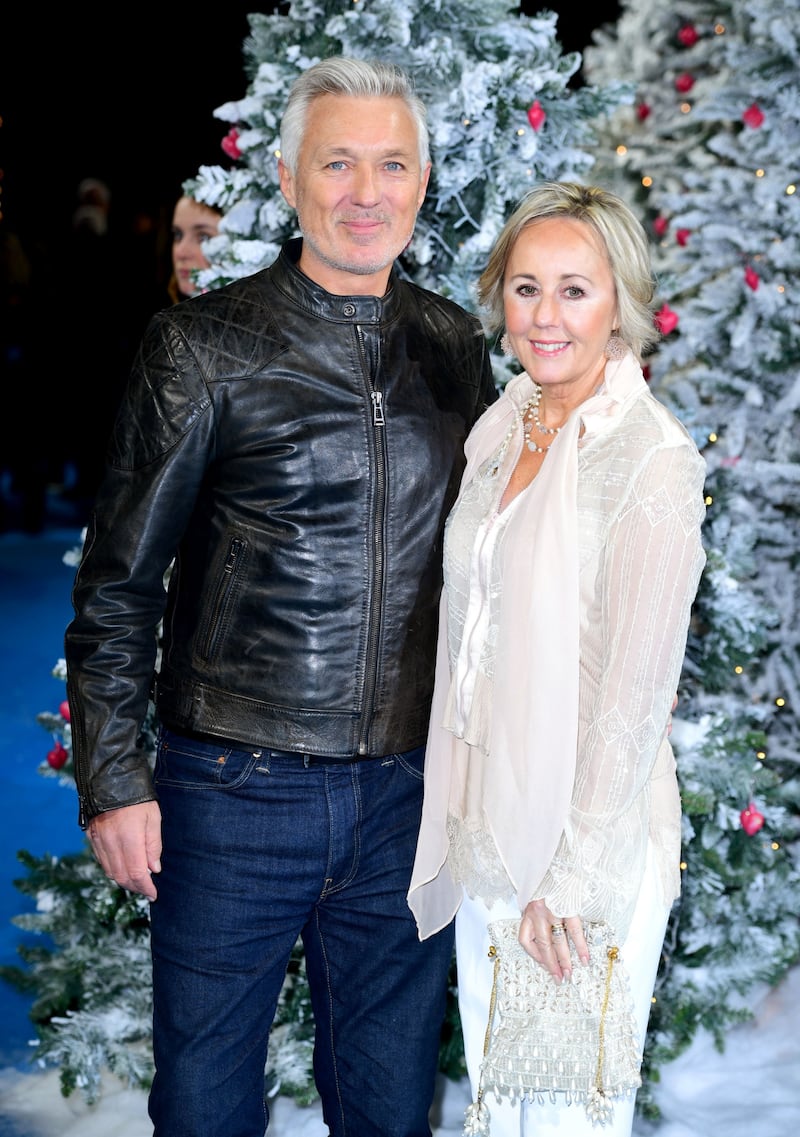 Martin Kemp and Shirlie Holliman in London last week. Photograph: Ian West/PA Wire