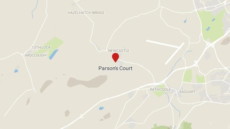The discovery was made in Parson’s Court in Newcastle, west Co Dublin on Friday night.