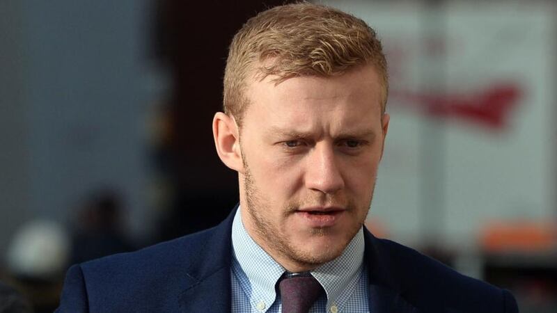 Stuart Olding has pleaded not gulity to a charge of rape. Photograph: Pacemaker