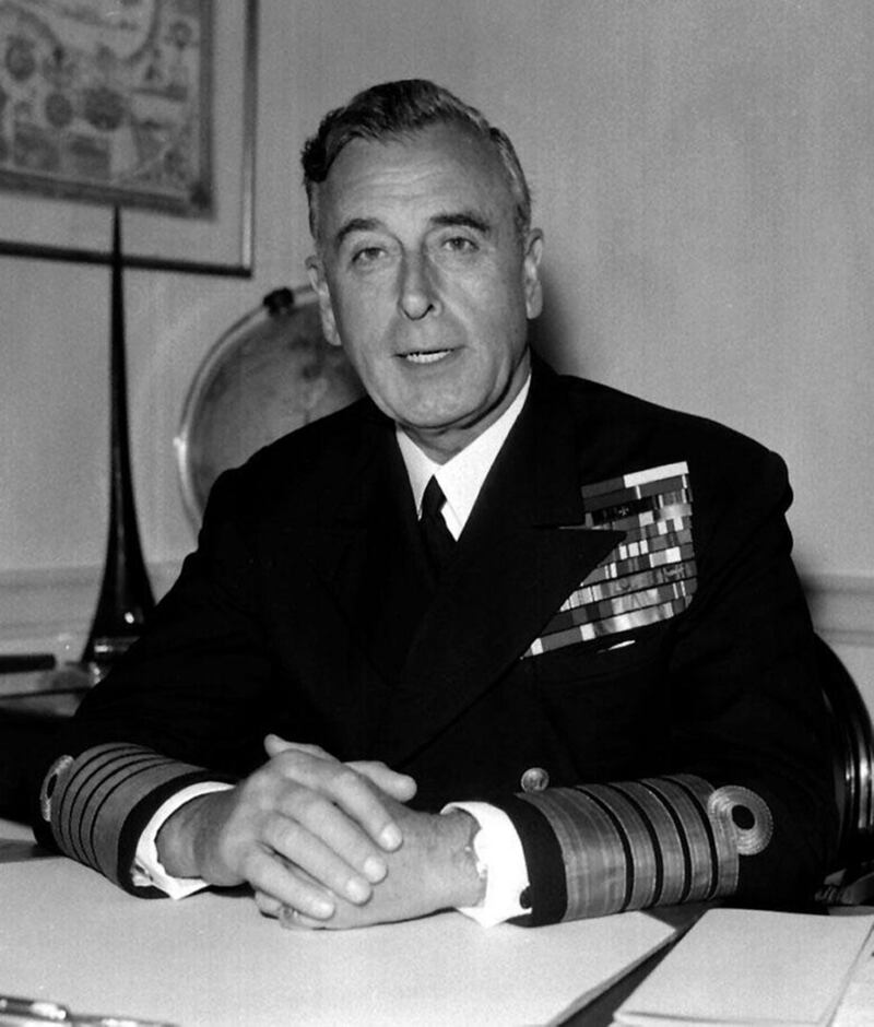 Lord Louis Mountbatten, who was killed when the IRA blew up his fishing boat at Mullaghmore, Co Sligo. File photograph: PA/PA Wire