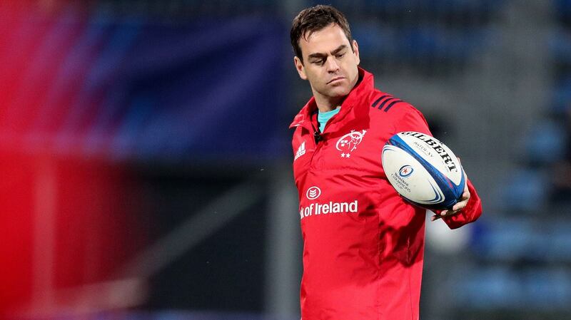 Munster head coach ahead of the Champions Cup game against Castres at  Stade Pierre Fabre in December. Photograph:  Billy Stickland/Inpho