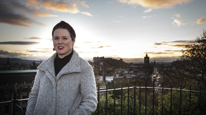 Lynn Rusk in Edinburgh.  Photograph Alejandro Basterrechea