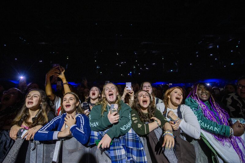 Fans at Noah Kahan. Photograph: Tom Honan