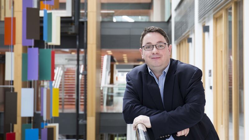 Prof John Cryan of the APC Microbiome Institute University College Cork: “We found that by targeting the bacteria in the gut you can alleviate one of the symptoms of IBS.”  Photograph: Clare Keogh