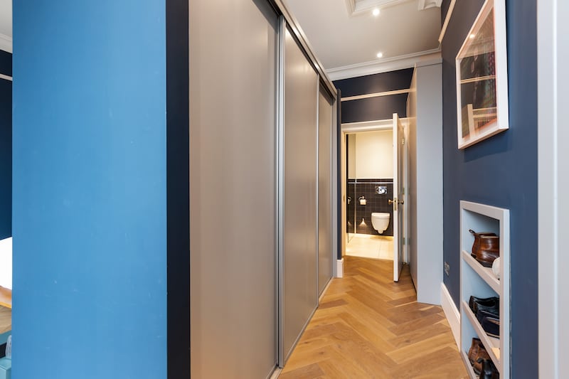 Dressing area leading to en suite